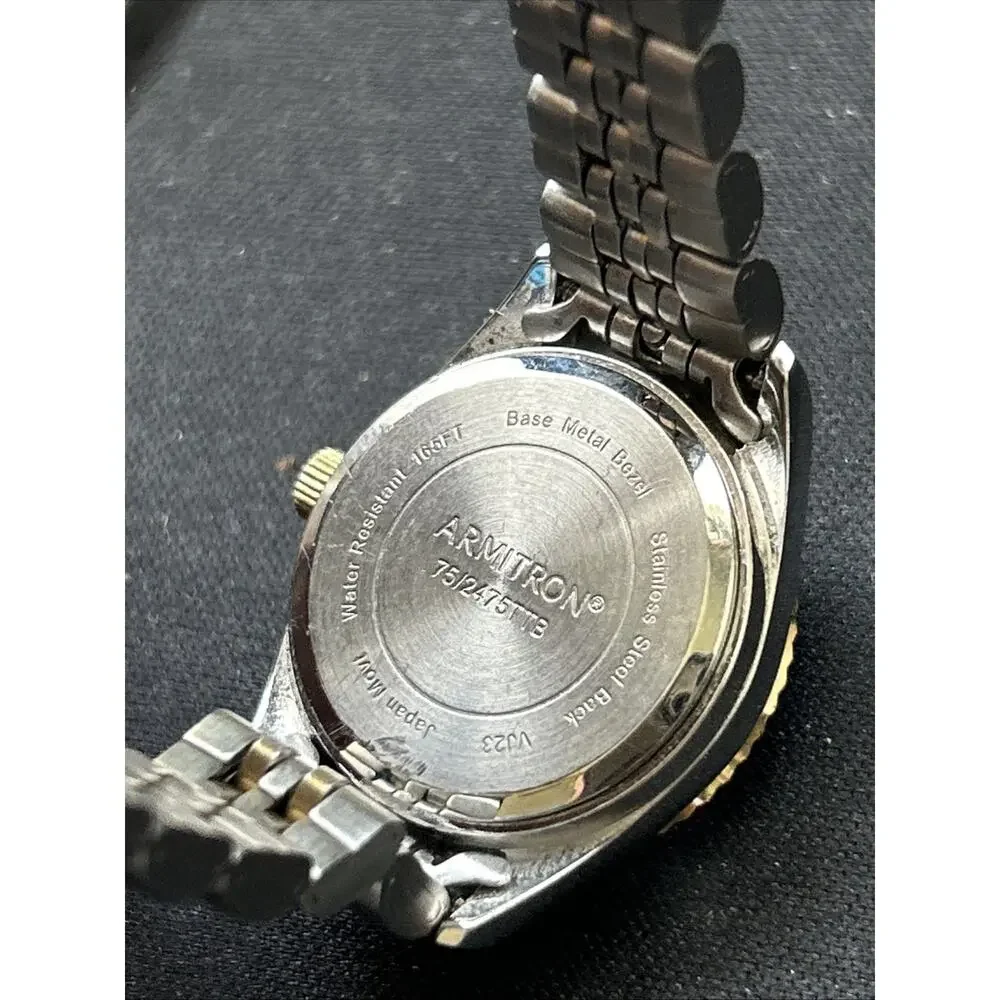 Armitron Two Tone Blue Dial Women’s Quartz Watch